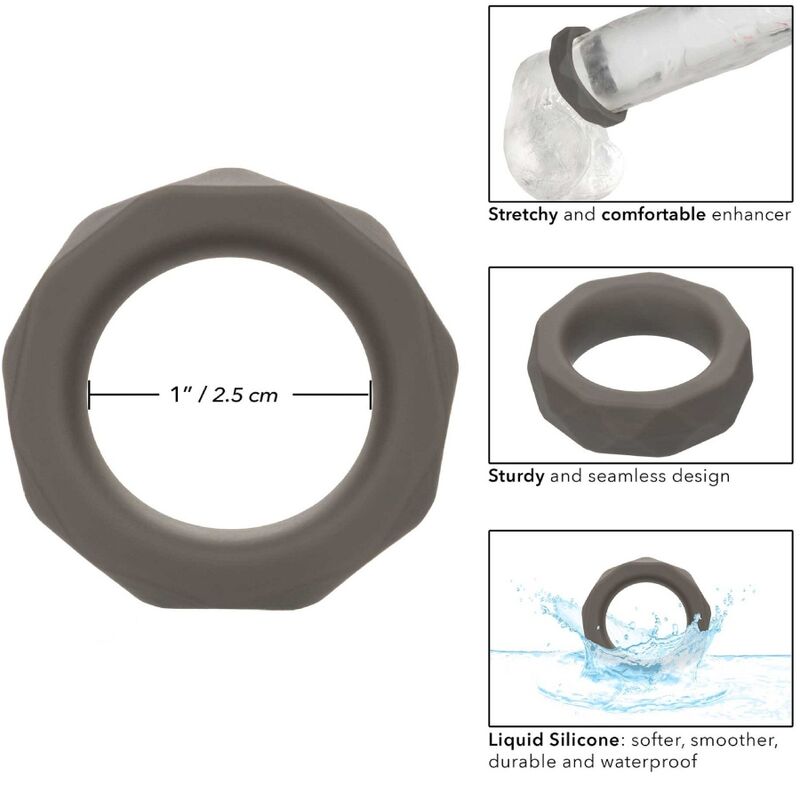 CALEXOTICS - ALPHA PRISMATIC RING PROLONG GREY
