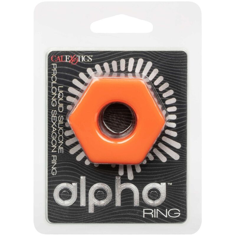 CALEXOTICS - ANILLO DE EXTENSIÓN SEXAGONAL NARANJA ALPHA