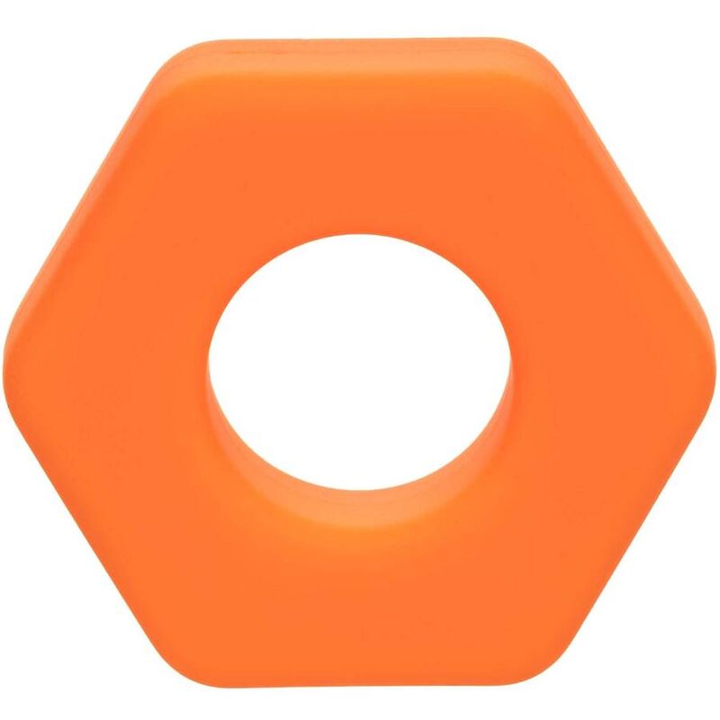 CALEXOTICS - ANILLO DE EXTENSIÓN SEXAGONAL NARANJA ALPHA
