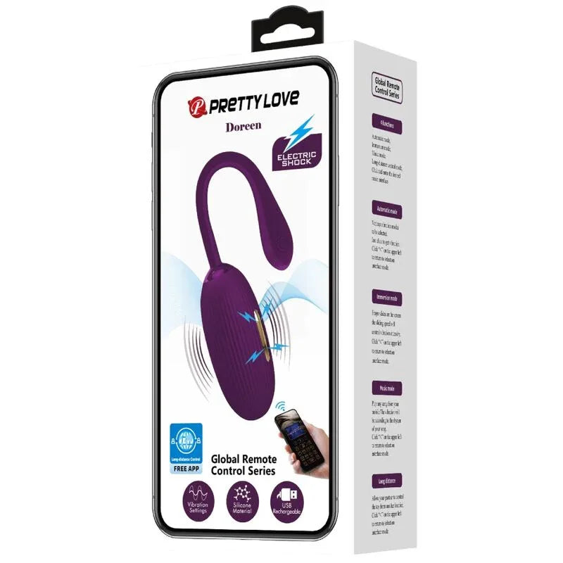 Pretty Love Doreen Oeuf Vibrant Rechargeable Violet