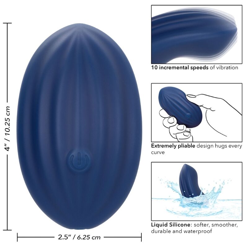 CALEXOTICS - CASHMERE VELORS CURVE BLEU