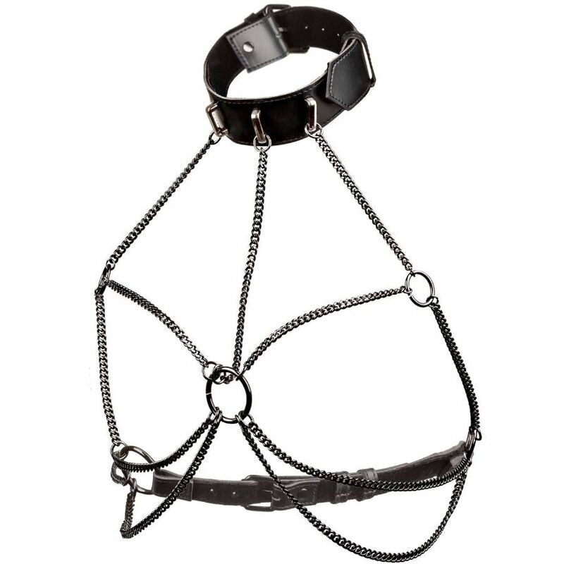 CALEXOTICS - ARNÉS DE COLLAR MULTICADENA EUPHORIA TALLA GRANDE