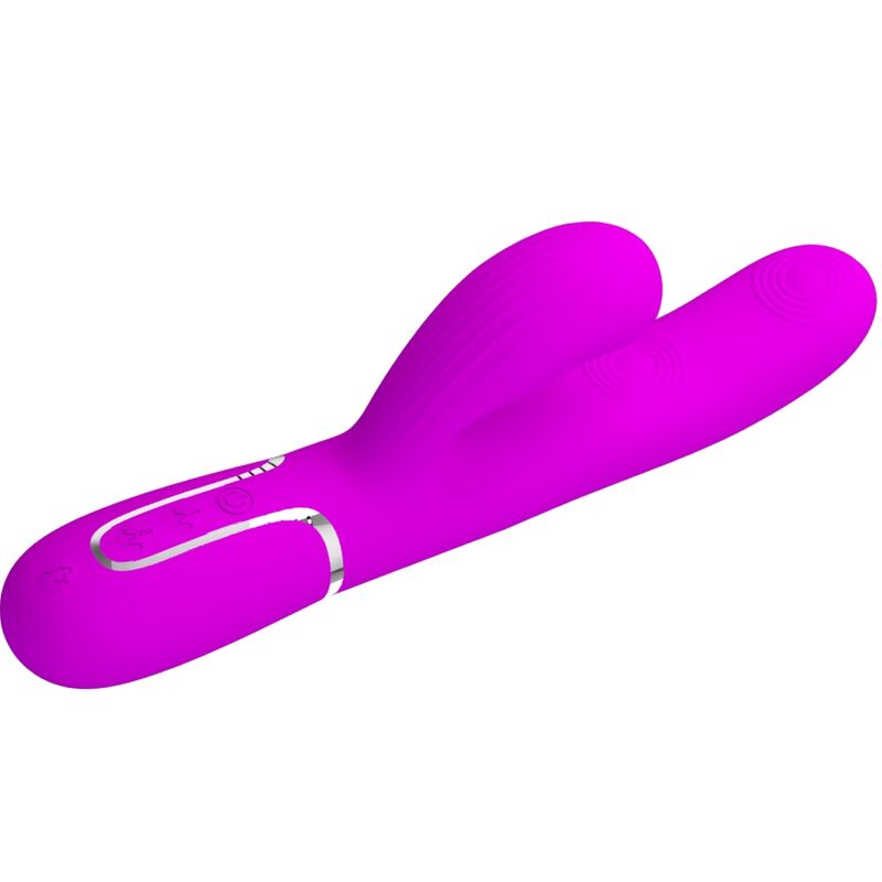 PRETTY LOVE - VIBRATEUR POINT G MULTIFONCTION 3 IN 1 PERLITA VIOLET