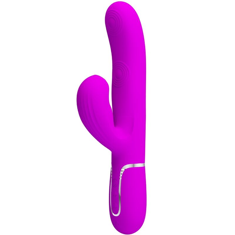 PRETTY LOVE - VIBRATEUR POINT G MULTIFONCTION 3 IN 1 PERLITA VIOLET