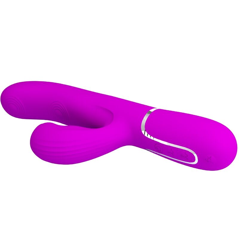 PRETTY LOVE - VIBRATEUR POINT G MULTIFONCTION 3 IN 1 PERLITA VIOLET