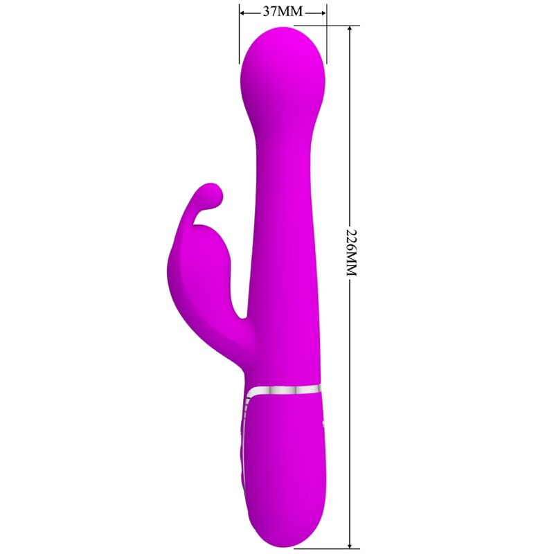 PRETTY LOVE - VIBRATEUR DEJON RABBIT 3 IN 1 MULTIFONCTION VIOLET