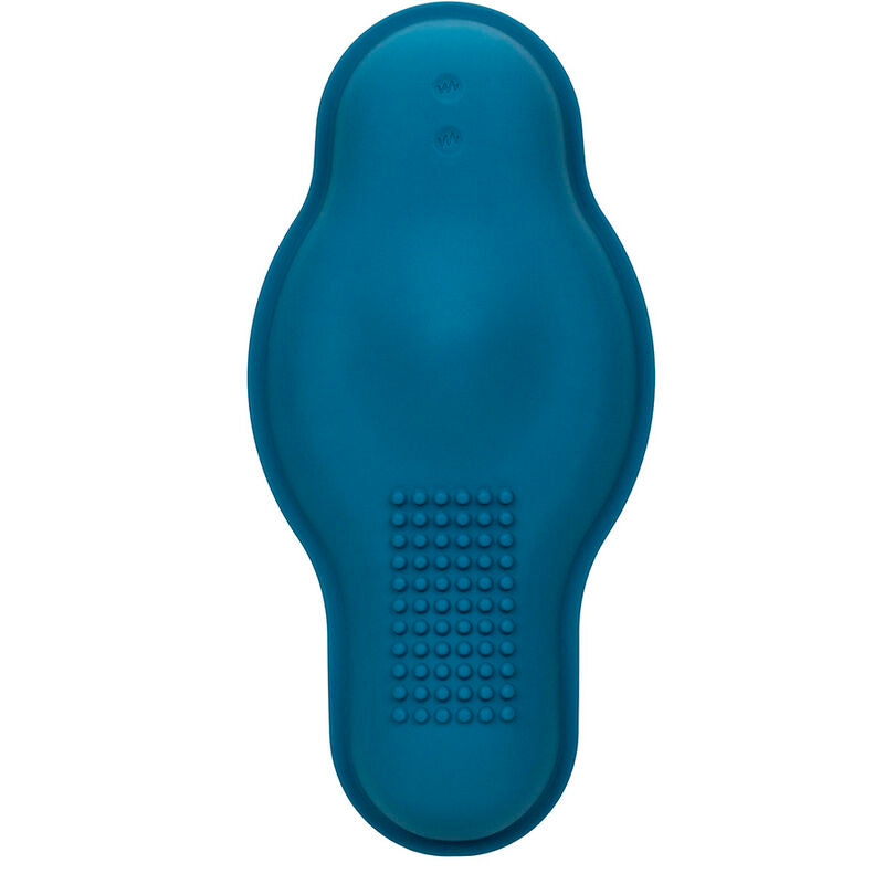 CALEXOTICS - RIDER MASSAGER DOUBLE MOTEUR TÉLÉLÉCOMMANDE BLEU