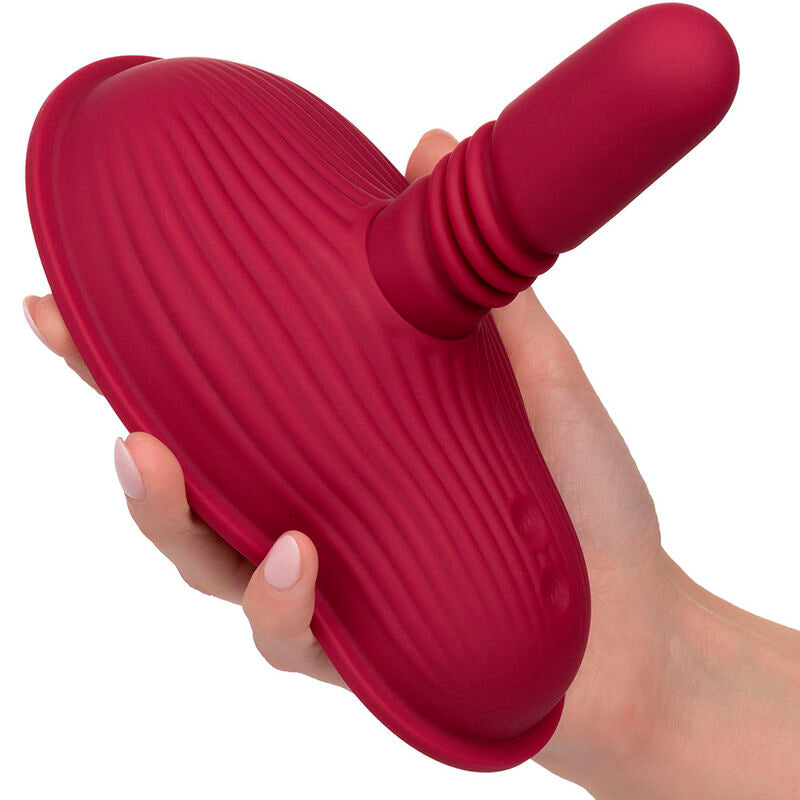 CALEXOTICS - RIDER MASSAGER DOUBLE MOTEUR TÉLÉLÉCOMMANDE ROUGE