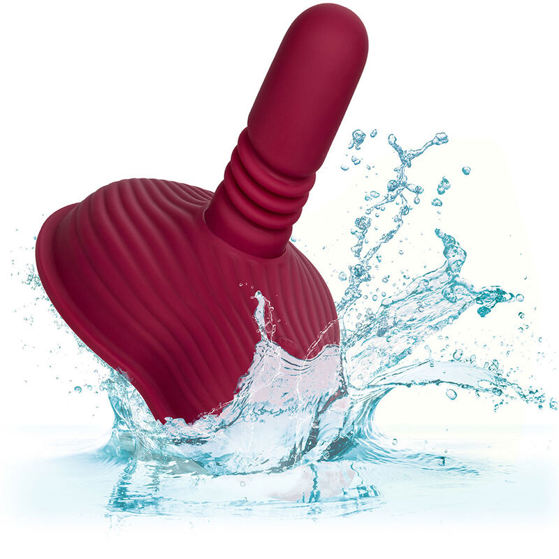 CALEXOTICS - RIDER MASSAGER DOUBLE MOTEUR TÉLÉLÉCOMMANDE ROUGE