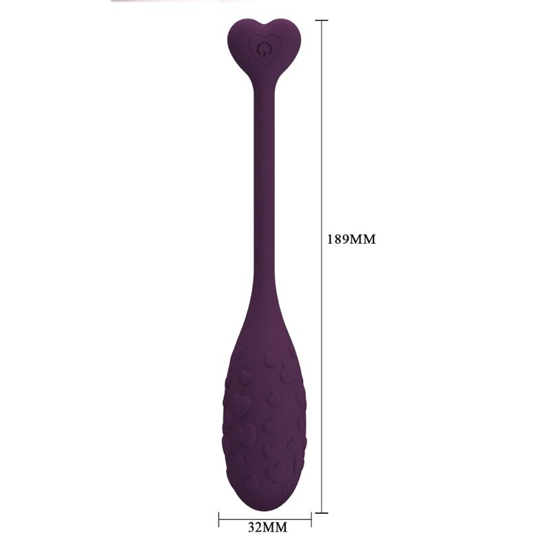 PRETTY LOVE - FISHERMAN OEUF VIBRANT CONTRÔLÉ PAR APPLICATION LILAC