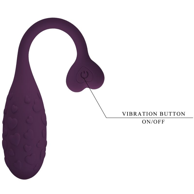 PRETTY LOVE - FISHERMAN OEUF VIBRANT CONTRÔLÉ PAR APPLICATION LILAC