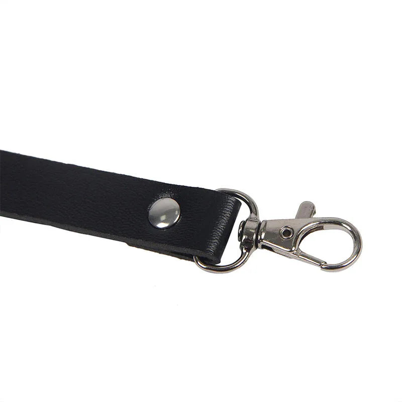 Subblime – Harnais Corps Sangles Ajustables Cuir Noir taille Unique