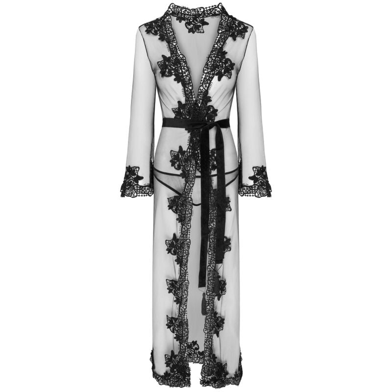 LIVCO CORSETTI FASHION - VESTIDO NOKINA LC XG055 + BRAGUITA NEGRA TALLA ÚNICA