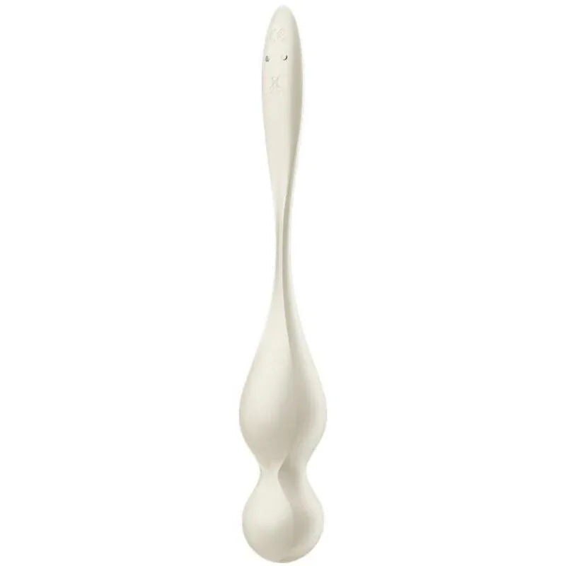 Dos du Satisfyer Love Birds 1 blanc avec contacts de recharge