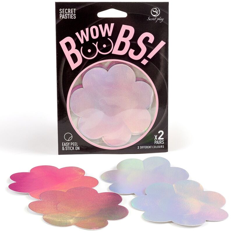 JUEGO SECRETO - ¡TETAS GUAU! CUBREPECHOS CON FLORES