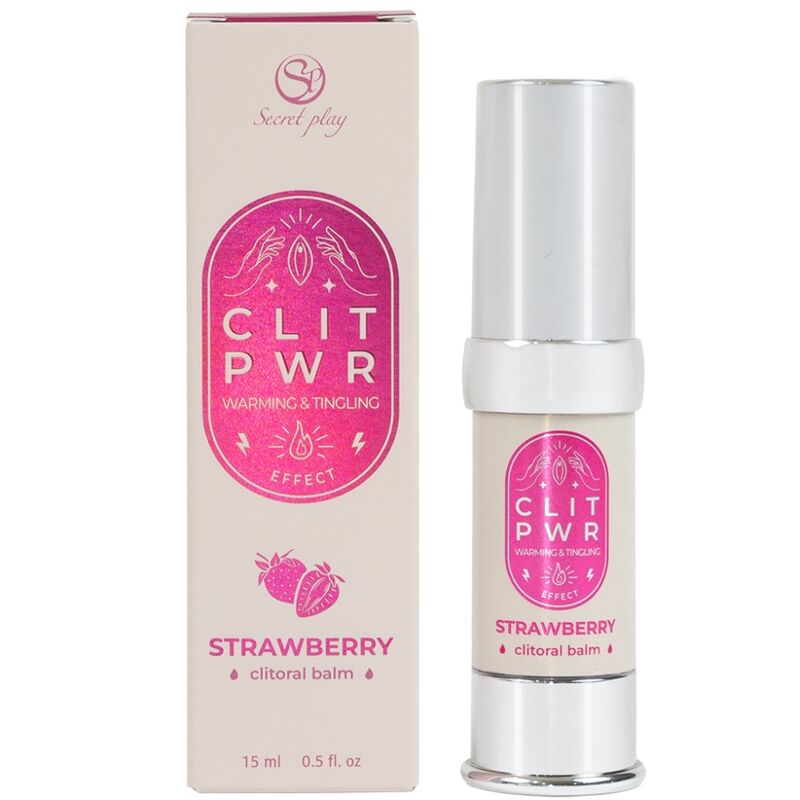 SECRET PLAY - STRAWBERRY CLITORIS BALM CLIT PWR