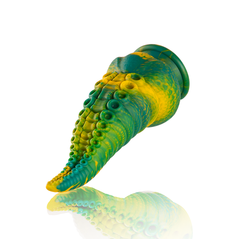 ÉPICO - DILDO DE TENTÁCULO DE CETUS VERDE TAMAÑO PEQUEÑO