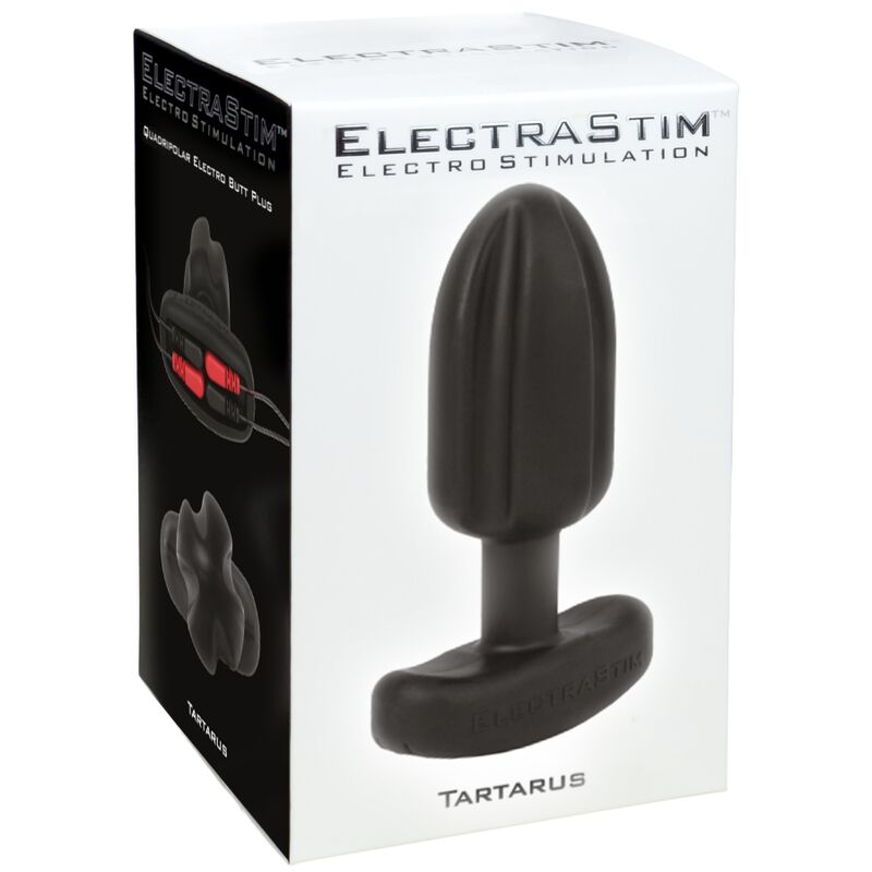 ELECTRASTIM - ANAL PLUG TARTARE QUADRIPOLAR SILICONE BLACK