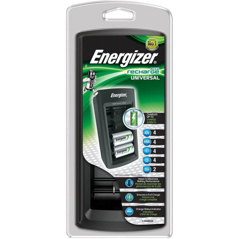 ENERGIZER - CARGADOR DE BATERÍA UNIVERSAL