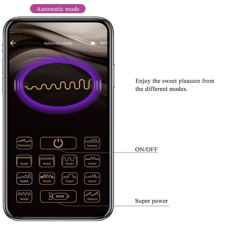 PRETTY LOVE - ETHAN LILAC RECHARGEABLE VIBRATOR