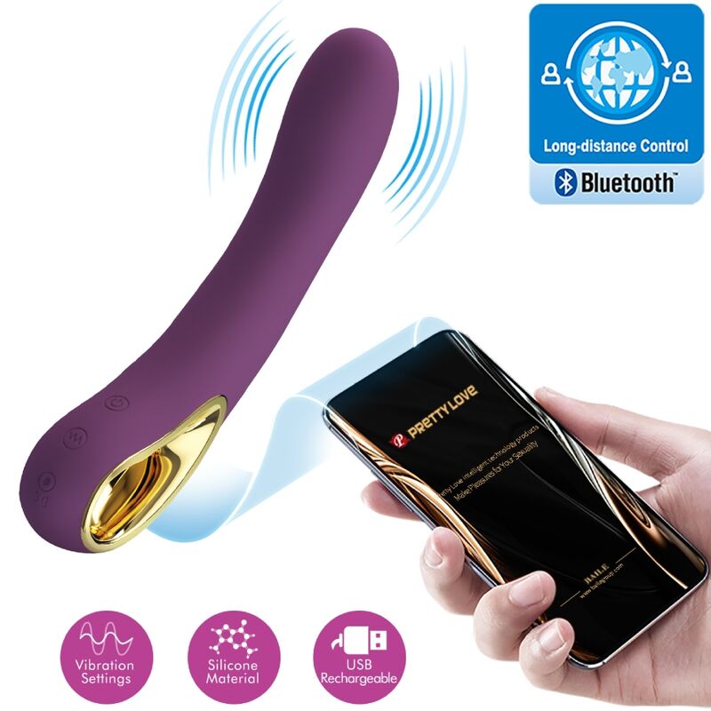 PRETTY LOVE - ETHAN LILAC RECHARGEABLE VIBRATOR