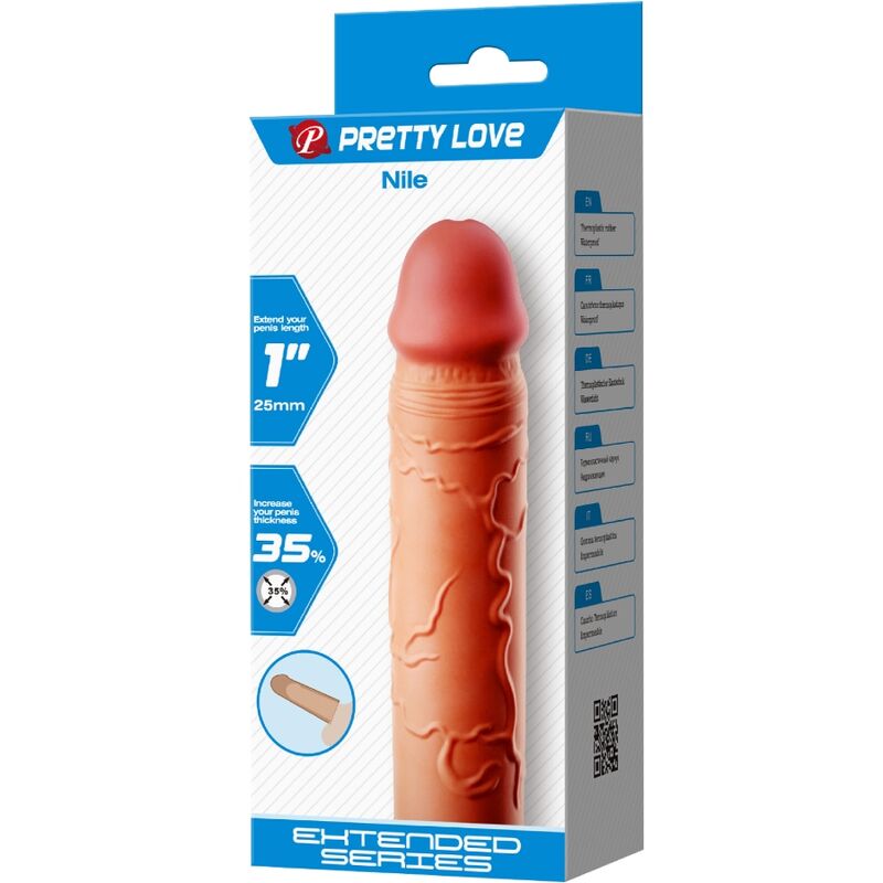 PRETTY LOVE - EXTENSOR DE PENE NILE CUBIERTA DE CARNE