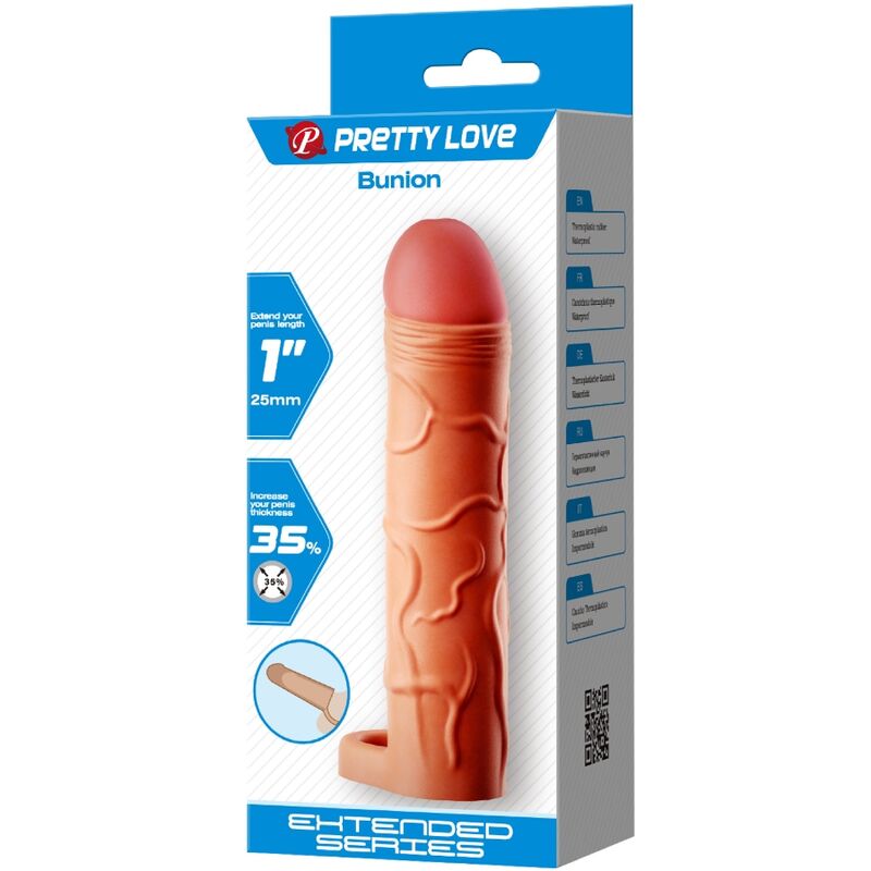 PRETTY LOVE - BOLÍGRAFO ESTIMULANTE PARA JUANETES CON CUBIERTA EXTENSA