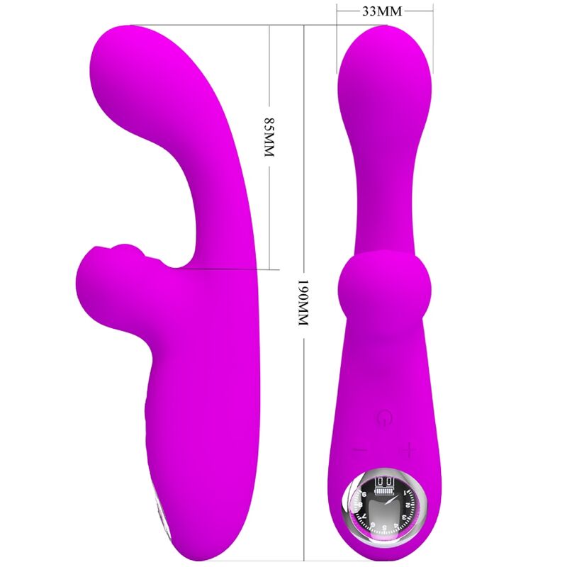 PRETTY LOVE - VIBRADOR ESTIMULADOR SKYLAR MORADO
