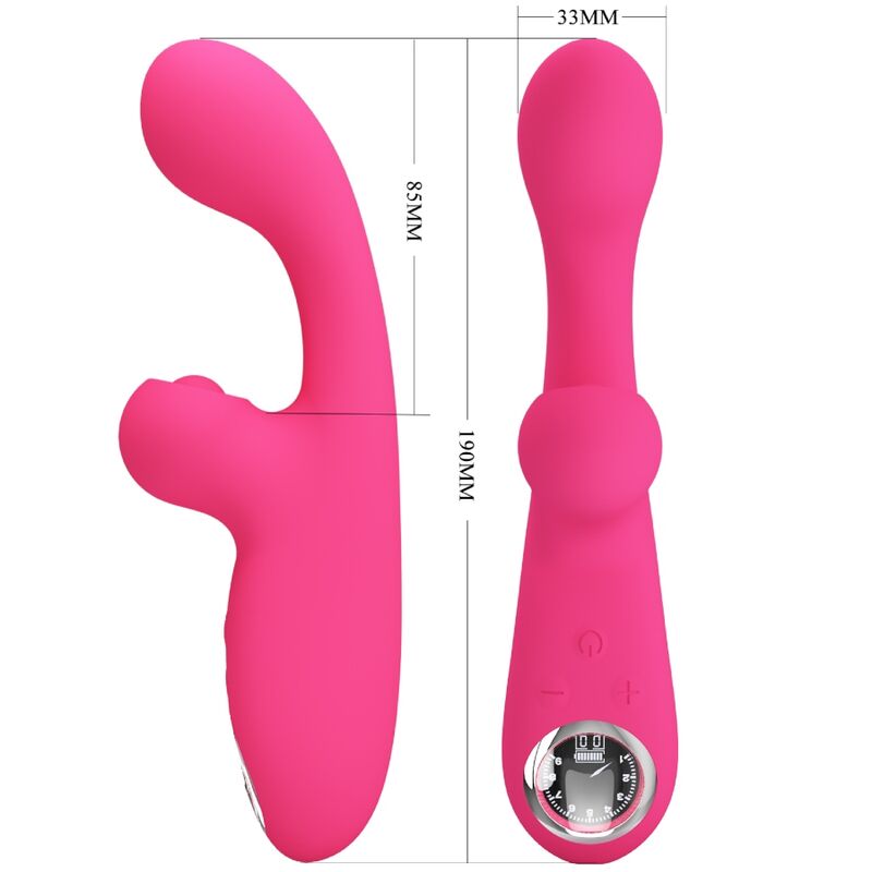 PRETTY LOVE - VIBRADOR ESTIMULADOR SKYLAR ROSA