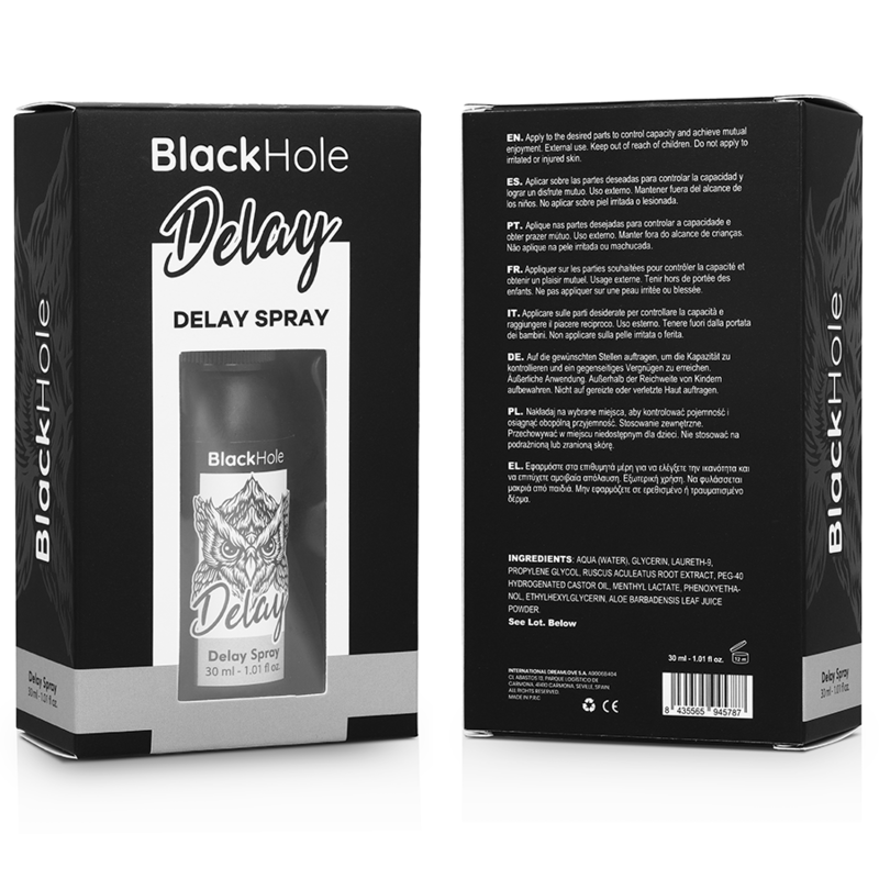 BLACK HOLE - RETARDANT STUDY FORTE SPRAY 30 ML