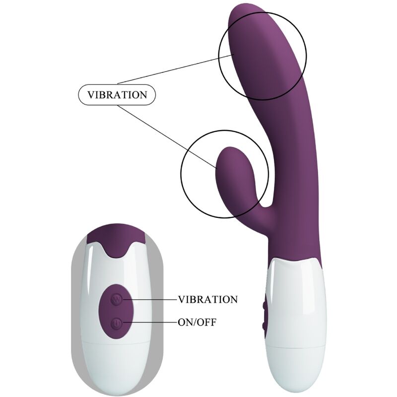 PRETTY LOVE - ALVIS PURPLE RABBIT & G-SPOT VIBRATOR