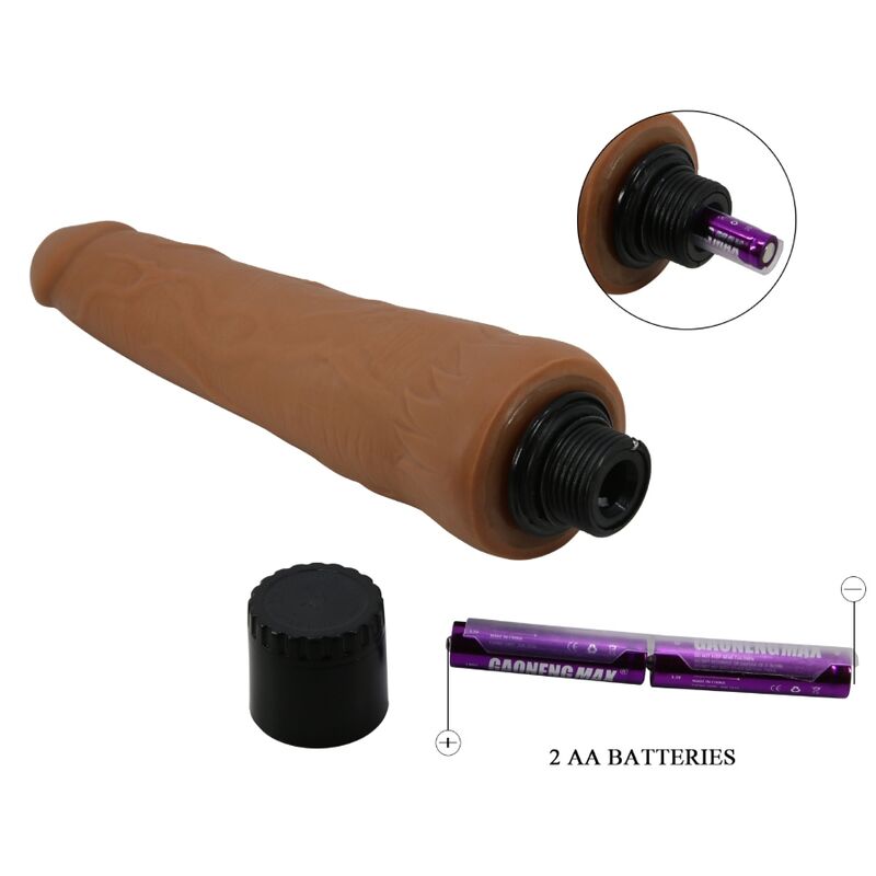PRETTY LOVE - VIBRADOR REALISTA ALFREDO 21,5 CM -O- 4 CM