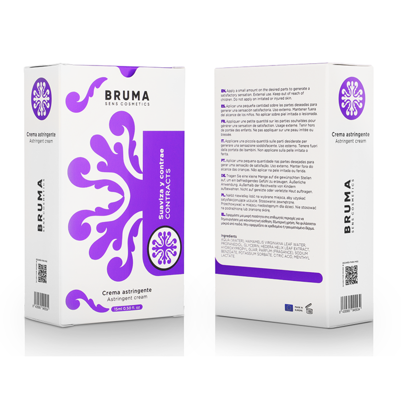 Crème astringente ultra glissante 15 ml – Bruma
