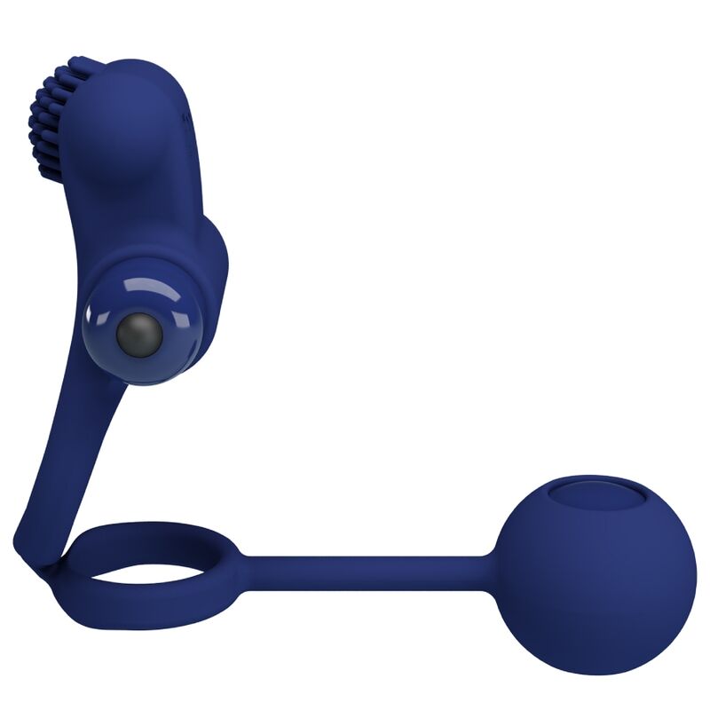 PRETTY LOVE - ANILLO VIBRADOR DOBLE REMINGTON CON TAPÓN AZUL