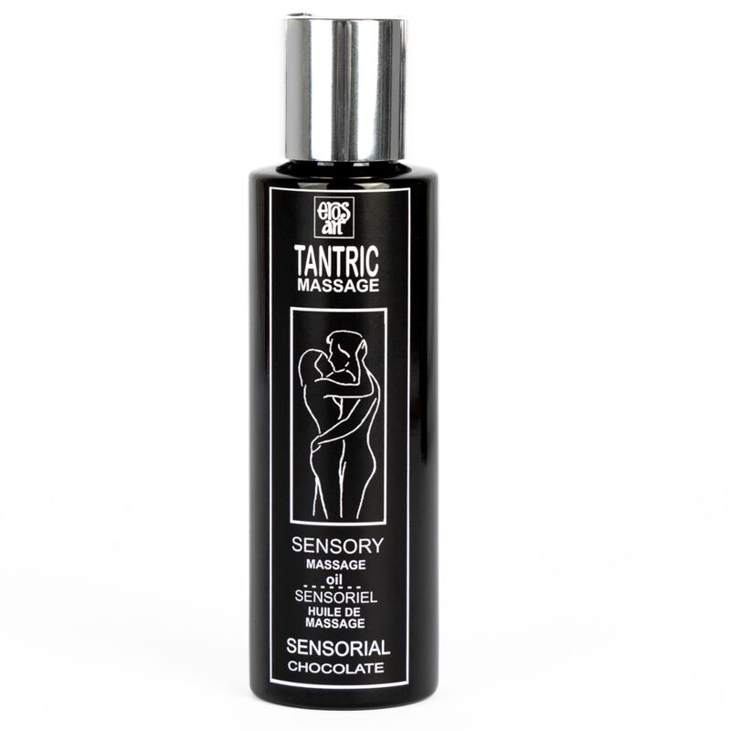 EROS-ART - ACEITE DE MASAJE TÁNTRICO NATURAL Y AFRODISÍACO CON CHOCOLATE 100 ML