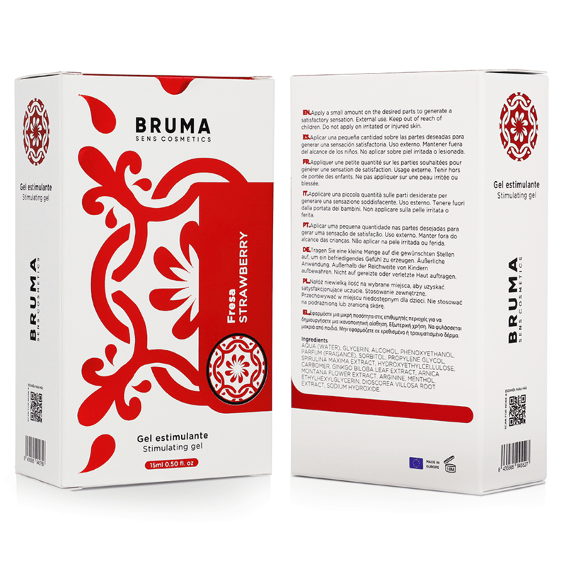 Baume intensifiant saveur fraise 15 ml – Bruma