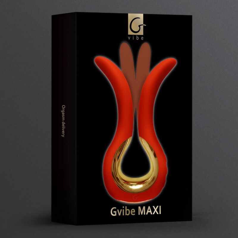 G-VIBE - GVIBE MAXI VIBRADOR CON DOS PUNTAS FLEXIBLES DE CORAL