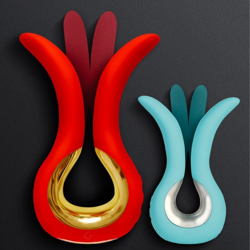 G-VIBE - GVIBE MAXI VIBRADOR CON DOS PUNTAS FLEXIBLES DE CORAL