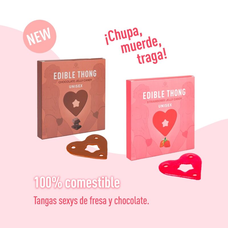 SECRET PLAY - GOMITAS DE FRESA CON HILO