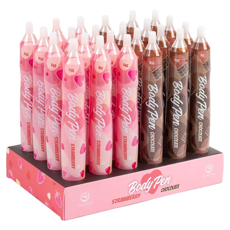 SECRET PLAY - PRESENTOIR STYLO CORPS 24 UNITS