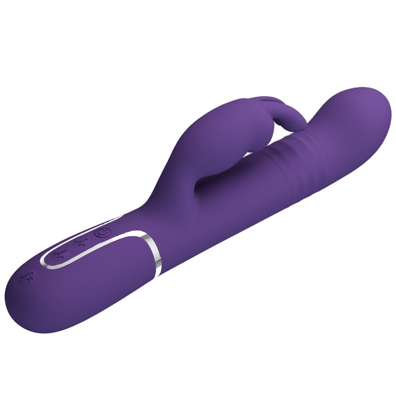 PRETTY LOVE - COALE VIBRADOR CONEJO 4 EN 1 MORADO