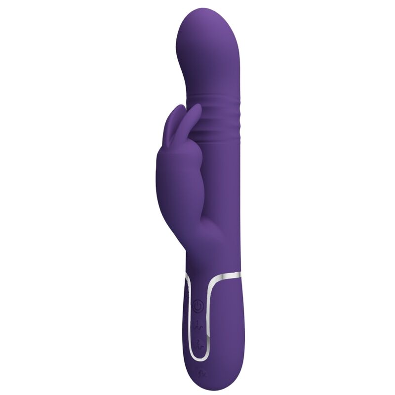 PRETTY LOVE - COALE VIBRADOR CONEJO 4 EN 1 MORADO