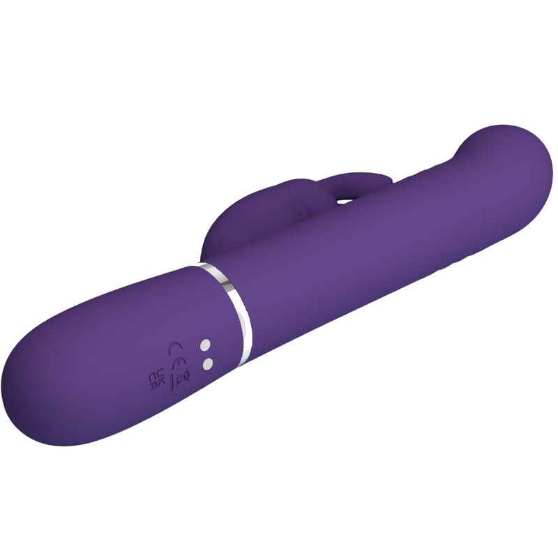 PRETTY LOVE - COALE VIBRADOR CONEJO 4 EN 1 MORADO