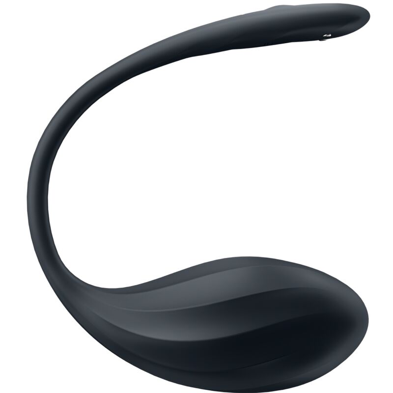 SATISFYER - RIBBED PETAL TÉLÉLÉCOMMANDE DE STIMULATEUR DE POINT G NOIR APPLICATION GRATUITE