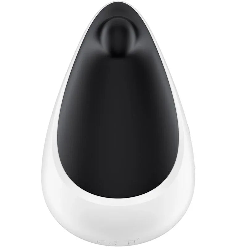 Satisfyer Spot On 3 noir et blanc vu de face côté surface de contact