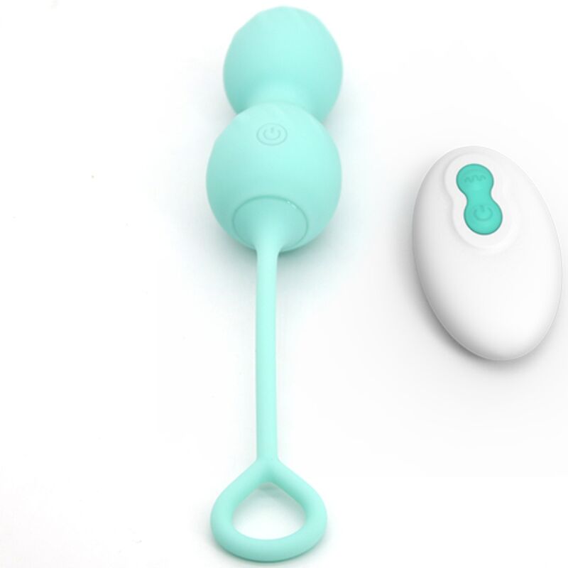 ARMONY - BLOSSOMS VIBRATION TÉLÉLÉCOMMANDE D'HALTÈRE VAGINALE 10 VIBRATIONS VERT