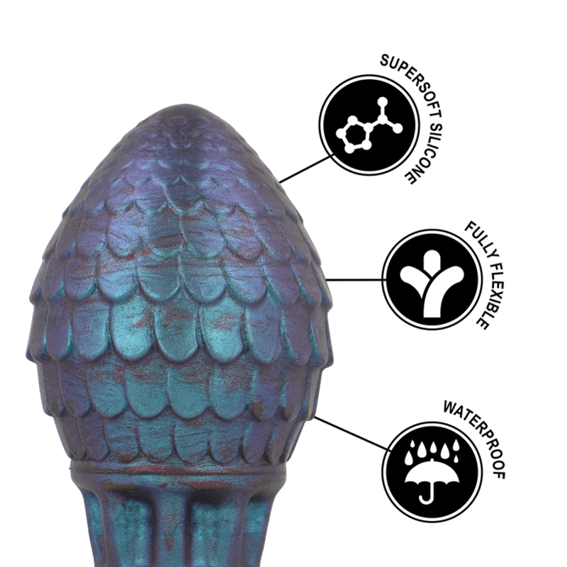 ÉPICO - PLUG ANAL VRAKOS DRAGON EGG TAMAÑO S