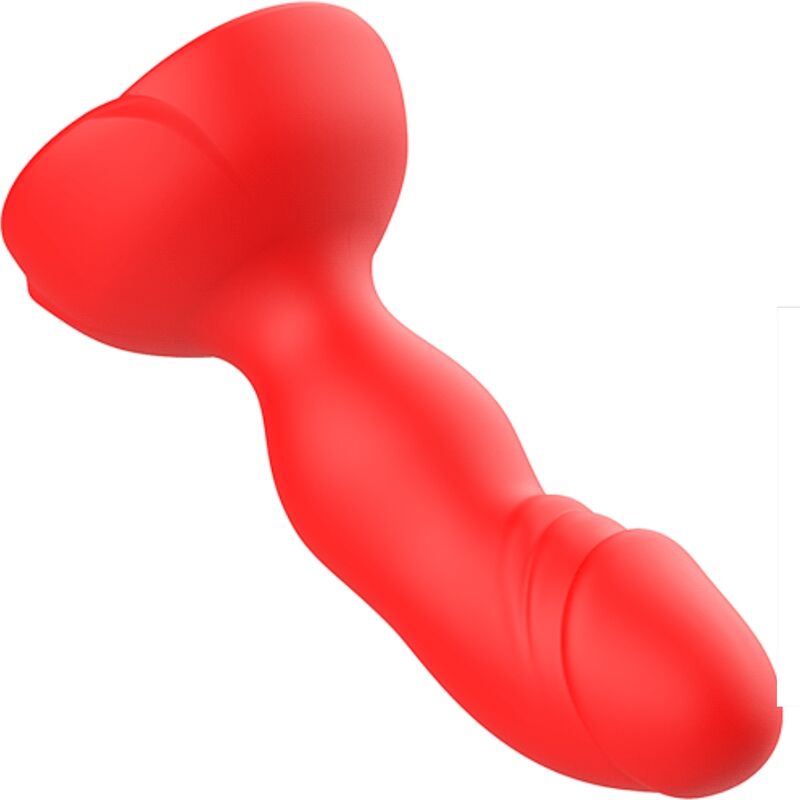 ARMONY - EXTREME A BLOOM VIBRATEUR ROSE ET PLUG ANAL TÉLÉLÉCOMMANDE ROUGE