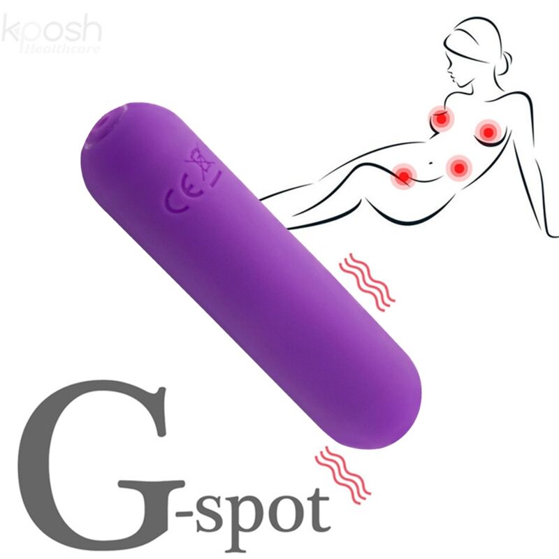ARMONY - SPLASH JOLINE REMOTE CONTROL SILICONE BULLET VIBRATOR 10 VIBRATIONS 6.5 X 1.5 CM PURPLE