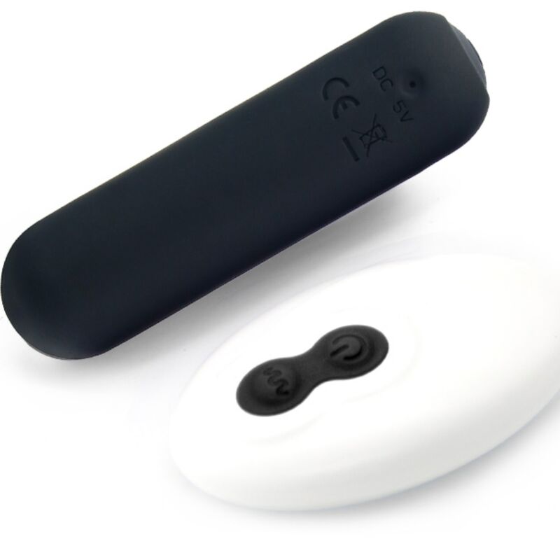 ARMONY - SPLASH JOIE REMOTE CONTROL SILICONE BULLET VIBRATOR 10 VIBRATIONS 75 X 19 CM BLACK